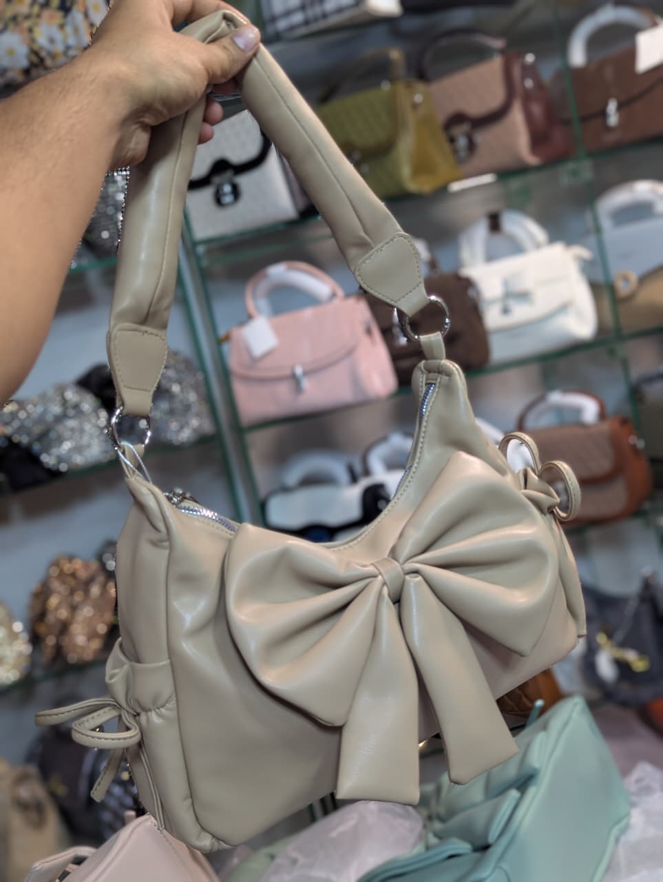 🎀 Imported High Quality Softy Bow Style Bag For Girls &nbsp;🎀