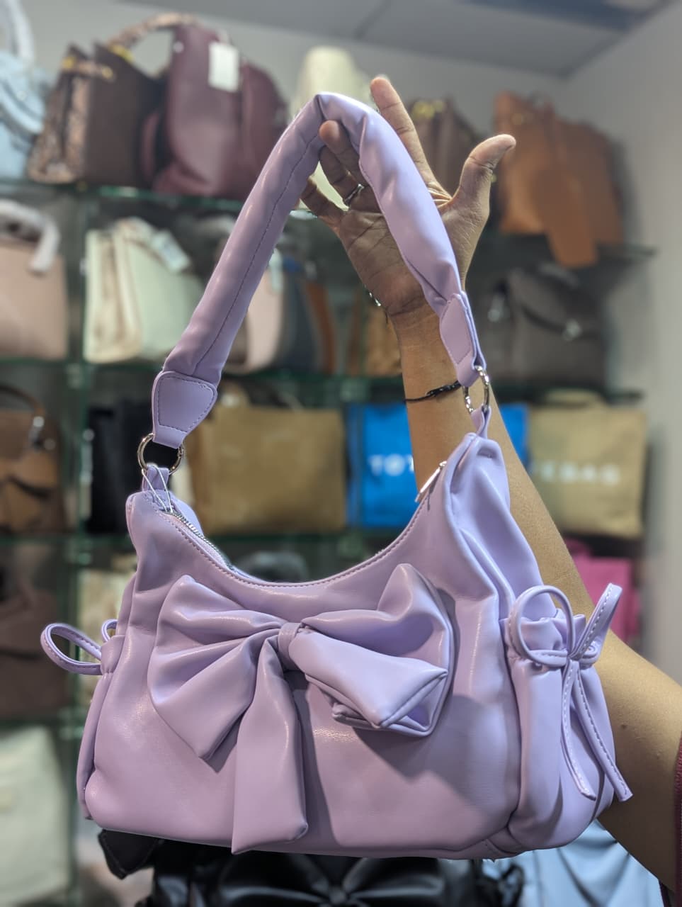 🎀 Imported High Quality Softy Bow Style Bag For Girls &nbsp;🎀